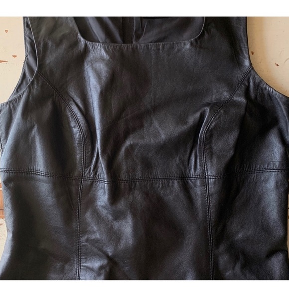 Never worn, new Leather dress - Picture 2 of 8